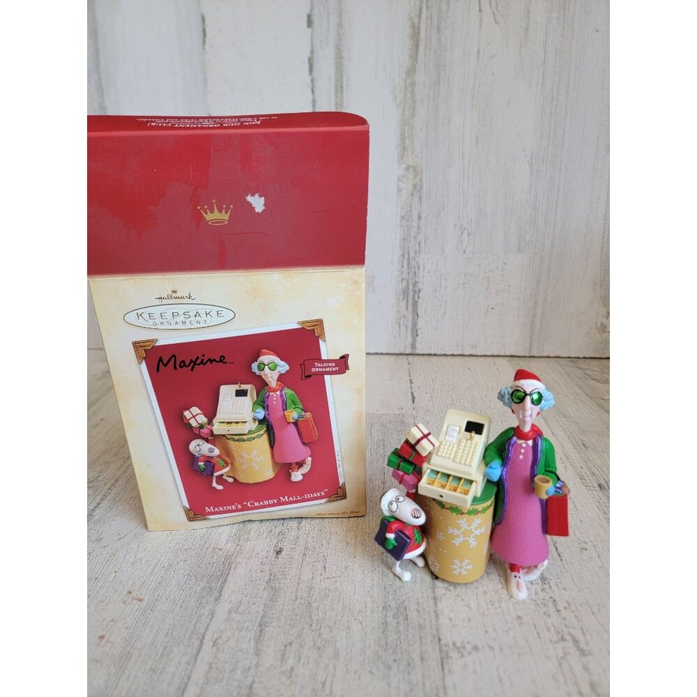 Hallmark Maxine's Crabby Mall-idays ornament Xmas
